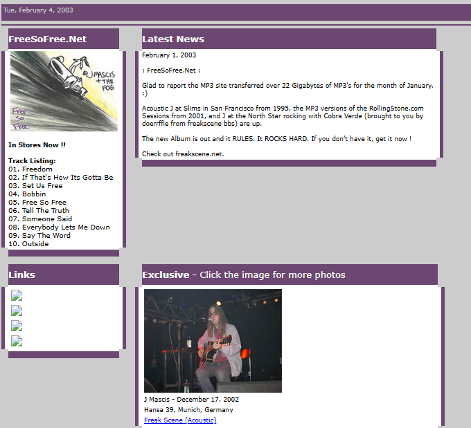 FreeSoFree.net 2003