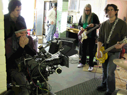 On the set