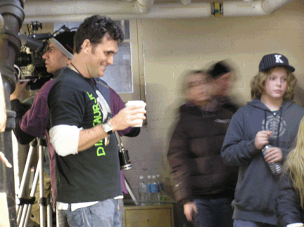 On the set
