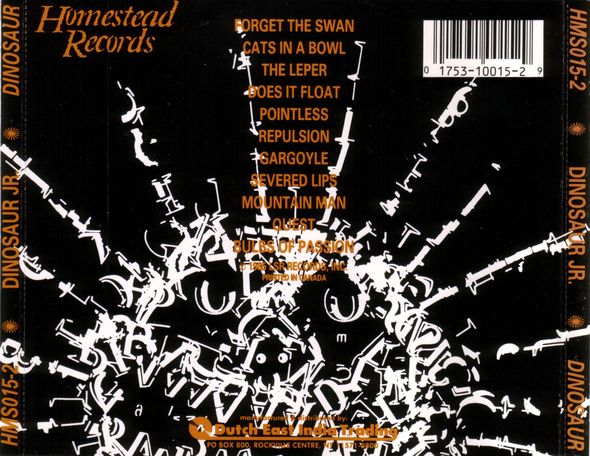 Dinosaur CD Back Cover