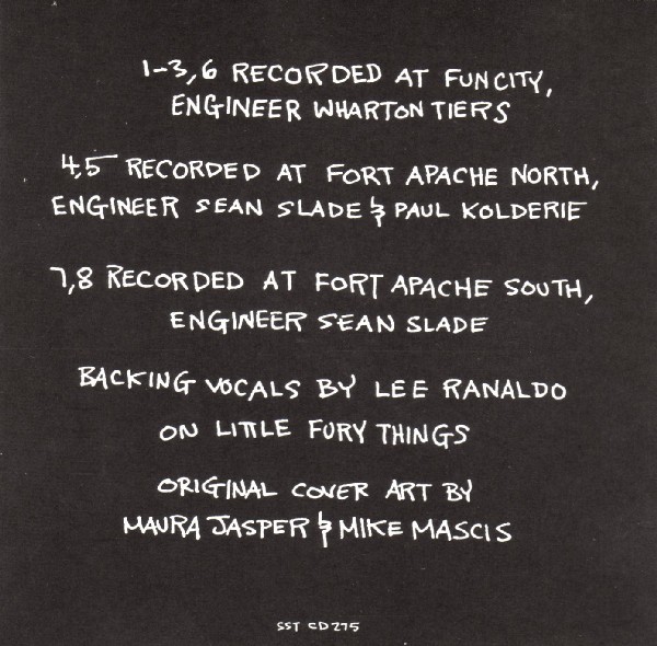 Fossils CD liner