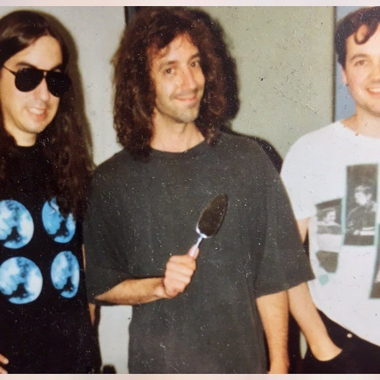 Recording Without A Sound at Dreamland, West Hurley, NY. J Mascis, John Agnello and Dan McLoughlin