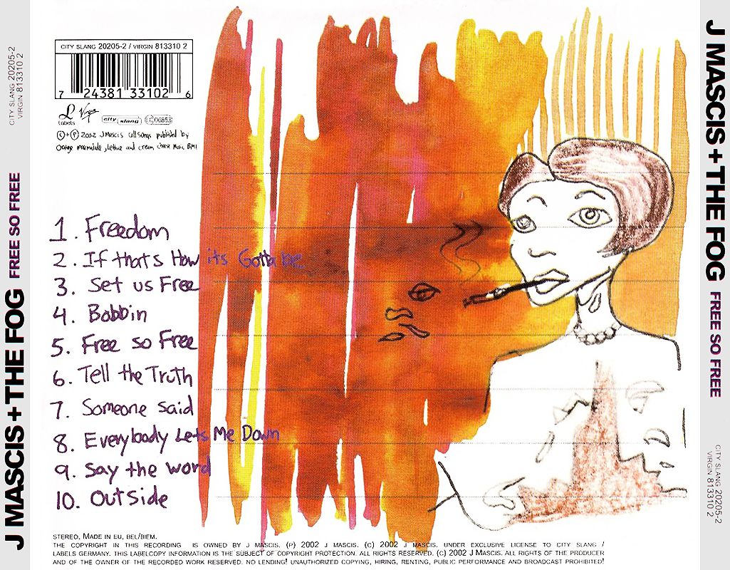 Free So Free CD Back